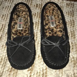 Black moccasins